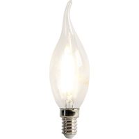 LUEDD Bombilla LED filamento E14 regulable forma vela 3W 250lm 2700K