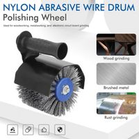 Disque à polir multifonction pour meuleuse d’angle – Brosse à fil pour finition métal – Filetage M10 et M14 – Accessoire de ponçage et brossage pour atelier