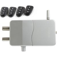 Arregui – Verrou électronique invisible avec alarme 110 dB – 4 télécommandes – Installation sur bois ou métal – Sécurité renforcée