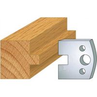 JEU DE 2 FERS PROFILES ACIER HT.40MM N°092 - 800.092 - LEMAN