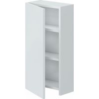 Pensile Bagno Sospeso Con Anta Reversibile E 2 Ripiani Regolabili Mobile Salvaspazio Da Parete In Melaminico Per Bagni Moderni E Piccoli Spazi 60 x 30 x 16 Cm Colore Bianco