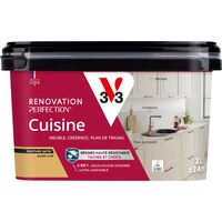 Peinture cuisine Rénovation perfection® V33 Jaune cuir satin 2L
