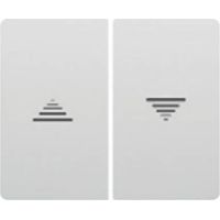 Bouton poussoir ou interrupteur de store BLANC BJC IRIS 18765