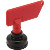Clé pour coupe batterie circuit cobo avec capuchon caoutchouc voiture moto bateau camion caravane commutation commutateur