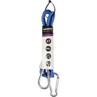 TURBOCAR - BEFESTIGUNG SPANNER, SEILE FÜR ZELT - SPANNER KARABINER 100CM, ELASTISCHE SPANNUNG MIT HAKEN 1M - BAND MIT