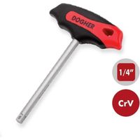 CACCIAVITE A "T" PORTA BUSSOLE INSERTI ATTACCO QUADRO 1/4" 135mm DOGHER 509-018