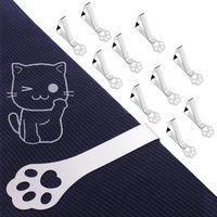 10 Pack, Claw Picnic Table Cloth Holder Clip Indoor, Heavy Duty Stainless Steel Cover Clamp for Party Wedding Home Restaurant Camping Accessories