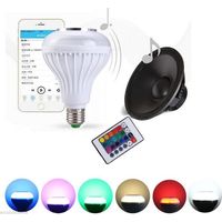 Ampoule Smart Bluetooth 3.0 Sans fil 6W E27 LED Lampe Ampoule haut-parleur & Musique 2 en 1 pour iPhone Samsung LG HTC