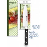 Confezione blister per coltello da cucina, dimensioni 59 x 197 mm