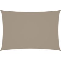 Voile d'ombrage Voile de parasol - Toile d'ombrage Tissu Oxford rectangulaire 2,5x4,5 m Taupe BV715862 - BonneVie
