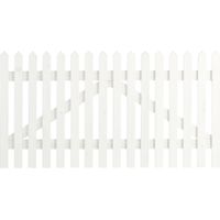 Plus Einzeltor Skagen 150 x 80 cm weiß Holzzäune