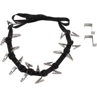 Porte-chapeaux mural en acier inoxydable, organisateur pratique pour porte d'entrée, noir