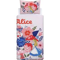 Parure de lit réversible Alice au Pays des Merveilles -135 x 200 cm