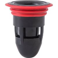 Kitchen Bathroom Shower Floor Drain Backflow Preventer Sewer Odor Stopper (Black)