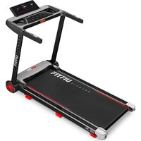 Laufband mit 9 % Steigung 1–14 km/h kompakt zusammenklappbar FITFIU Fitness MC-160