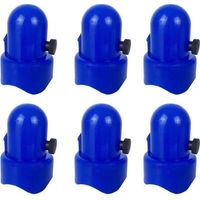 Cache-Poteaux Pour Trampoline 38 mm – Lot de 6 Pièces Bleues avec Vis de Fixation – Compatible Uniquement avec Poteaux de 1,5 Pouces
