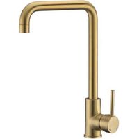 ROUSSEAU Robinet mitigeur de cuisine Kiloo - Sans douchette - Laiton brosse