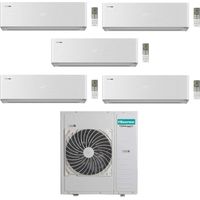 Hisense Climatizzatore Energy Pro X Penta Split 9+9+9+9+9 con 5AMW125U4RTA Inverter Wi-Fi R-32 Classe A++