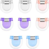 Lot de 8 Pinces Ourlet réglables pour Pantalons, Pinces de Couture réutilisables pour raccourcir Les Jeans, Fixations pour Ourlets de Pantalons et Chemises, Manchons antidérapants, tendeurs pour reto