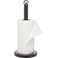 MasterClass Black and Brass Finish Towel Holder 35cm
