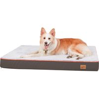 Coussin Chien Grande Taille Panier pour Chien Orthopétique Lit Chien en Mémoire de Forme Lavable - XL 110x85x10cm
