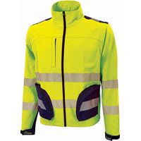 Hochsichtbare Arbeitsschutzjacke mit abnehmbaren Ärmeln BEA – Neon Gelb M