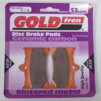 Plaquette de frein Gold Fren pour Moto Gilera 125 Freestyle 1992