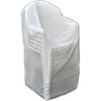 Ribimex – Housse de protection pour chaises avec accoudoirs – Traité anti UV – 100 % recyclable – Dimensions 90x70xH115 cm