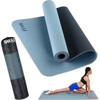 Tappetino Yoga Aerobica Pilates Tappeto Allenamento Fitness Palestra Azzurro Blu