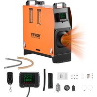 VEVOR Riscaldatore deAria Diesel, 8 kW DC12-24 V, Riscaldamento Rapido con Telecomando e Display Digitale Colorato, Serbatoio del Carburante da 5 L, Silenzioso, Annuncio Vocale, per Camper, Camion