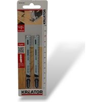 'KREATOR - 2 LAME PER SEGHETTO ALTERNATIVO - PER LEGNO - ALTEZZA 100MM