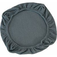 Housse extensible Housse de siège pour chaise de bureau Chaise de bureau pivotante Chaise pivotante, gris