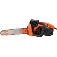 BLACK+DECKER Motosierra eléctrica de 1800W y 35cm con freno de cadena, BECS1835-QS