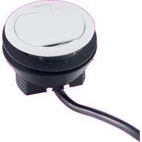 Prise blanche 16A. USB-A 1A-5V à encastrer plan travail 024B Msa France