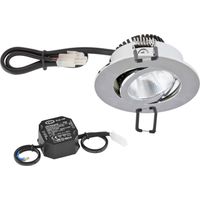 EVN Lichttechnik P-LED Deckeneinbauleuchte 3000K 230V rund chr PC20N61102