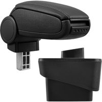 Mittelarmlehne Audi A1 mit Staufach Kunstleder Schwarz pro.tec