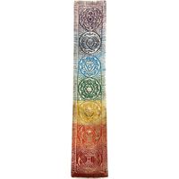 Brûleur d'encens 7 chakras pour la méditation, l'aromathérapie et la relaxation, porte-encens en aluminium pour la spiritualité