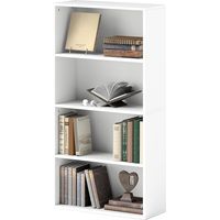 Étagère 2 étagères réglables Sistema Antivuelco 60x24x115.5 cm Blanc