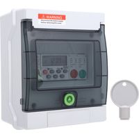 Ortviai Boîtier de distribution étanche IP65 32 A avec minuterie numérique programmable pour éclairage extérieur, pompes et ventilateurs