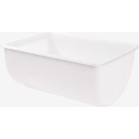 Bac grand volume semi-cylindrique 170 L - blanc - Gilac