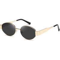 Lunettes de soleil ovales rétro pour femmes et hommes, lunettes de soleil tendance, teintes classiques