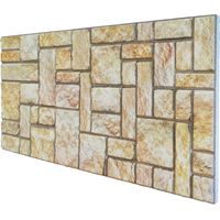 SATURNIA Stone - Panneau imitation pierre en EPS résiné Dimension 100x50 cm Épaisseur 2 cm