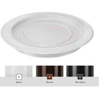 ROSONE EMAILLIERT "CLASSIC" Ø 130 mm - Farbe Weiß