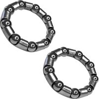2x roulement cage à billes vélo acier 32mm 45mm 9 billes 7,94mm universel pédalier vélo bricolage