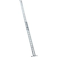 Escalux – Echelle aluminium semi-professionnelle coulissante à corde 2x19 – Hauteur 9,88m – Charge maximale 150kg – Conforme norme NF EN 131