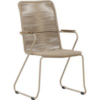 Chaise de Jardin Empilable "Bois" 93cm Beige
