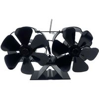 Ventilatore camino a combustione, con distribuzione del calore efficiente e silenziosa, progettato per stufe a legna/carbone
