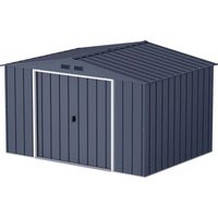 Tepro Metallgerätehaus Eco Shed 322,1x242,2x196,1cm Gerätehaus Geräteschuppen