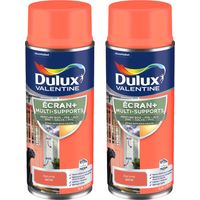 ECRAN+ MULTI-SUPPORTS EXTERIEURE Satin - Lot de 2 aérosols en phase aqueuse - Agrume 400 ml - Dulux Valentine