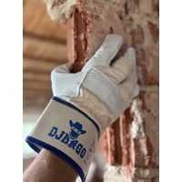 WEMAG Vollleder-Handschuh DJANGO Gr. 10,5 gummierte Stulpe